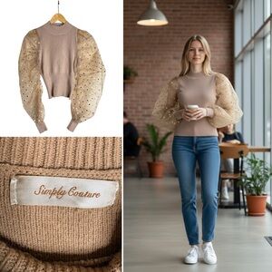 Sweater Size L Simply Couture